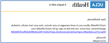 myUCLAhealth patient email sample